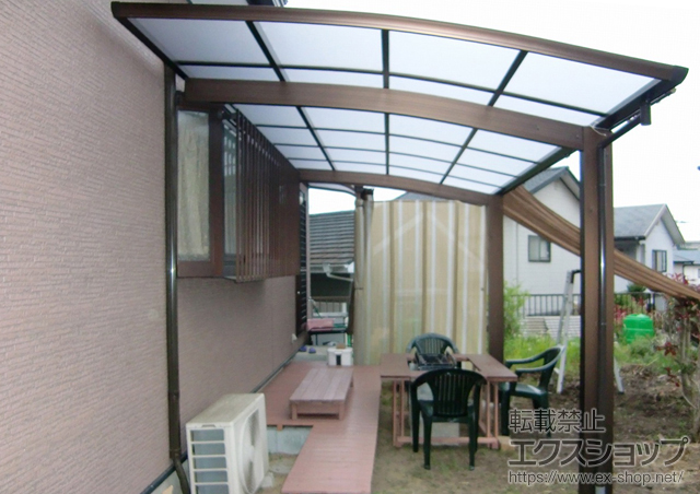 福岡県大牟田市ののカーポート プレシオスポート 積雪〜20cm対応 施工例