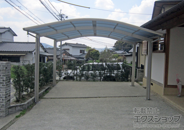 福岡県糟屋郡須恵町ののカーポート レイナツインポートグラン　積雪〜20cm対応 施工例