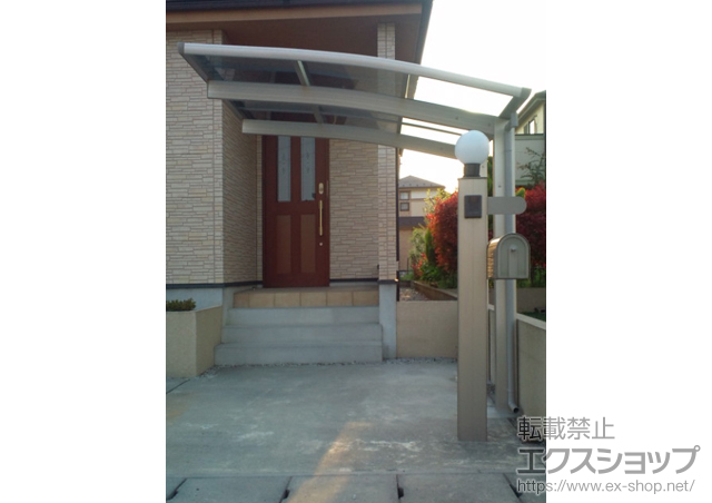 群馬県太田市ののサイクルポート・駐輪場 プレシオスポート ミニ 積雪〜20cm対応 施工例