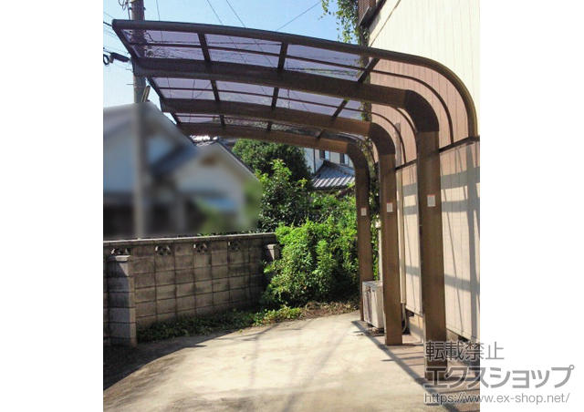 埼玉県熊谷市のLIXIL リクシル（トステム）のカーポート テールポートシグマIII 1500 積雪〜50cm対応 施工例