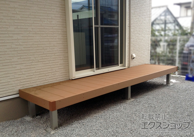 静岡県三島市ののウッドデッキ リウッドデッキ 200 施工例