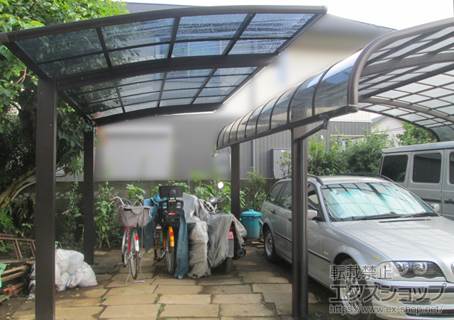 千葉県松戸市ののカーポート プレシオスポート 積雪〜20cm対応 施工例