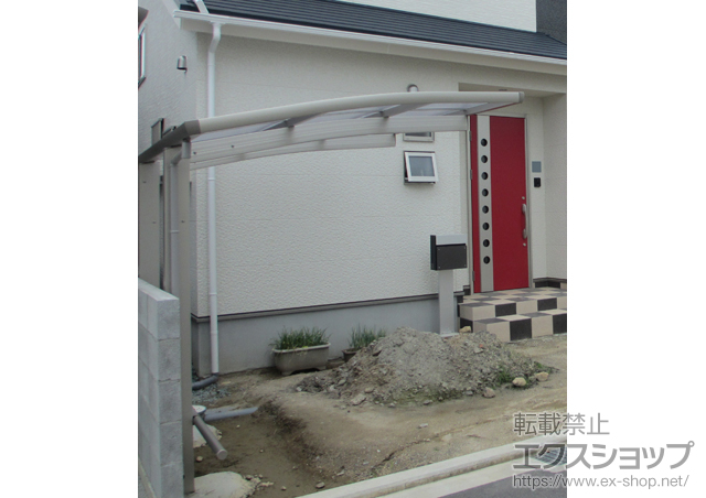 愛媛県松山市ののサイクルポート・駐輪場 レイナポートグランミニ 積雪〜20cm対応 施工例