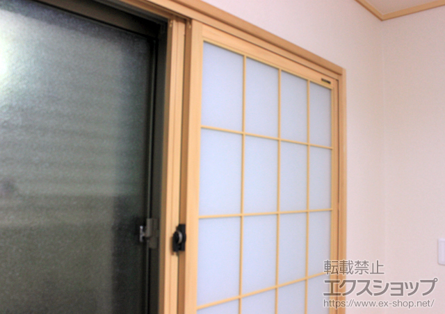 埼玉県戸田市のの二重窓（内窓） プラマードU引違い窓2枚建て 施工例