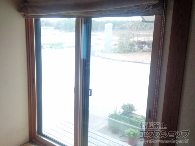 福島県相馬郡新地町のの二重窓（内窓） インプラス(ダストバリア) 引違い窓2枚建 施工例