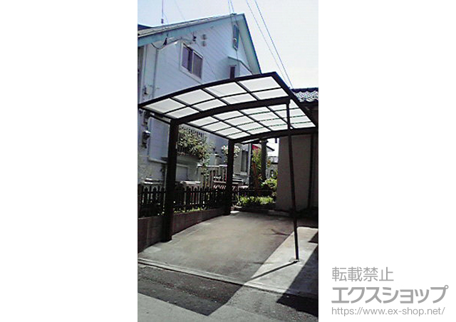 神奈川県座間市ののカーポート プレシオスポート 積雪〜20cm対応＋プレシオスポート用 着脱式サポート1本入 施工例