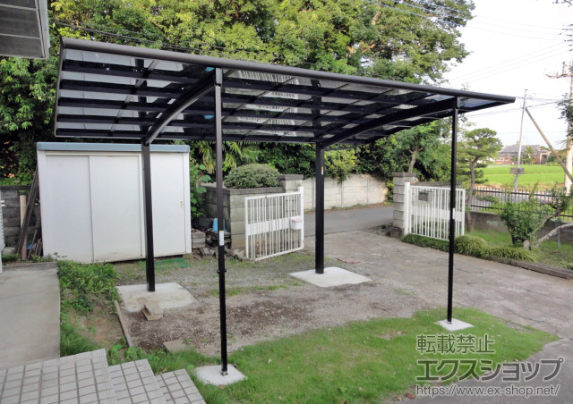 埼玉県羽生市ののカーポート レイナポートグラン　積雪〜20cm対応 施工例