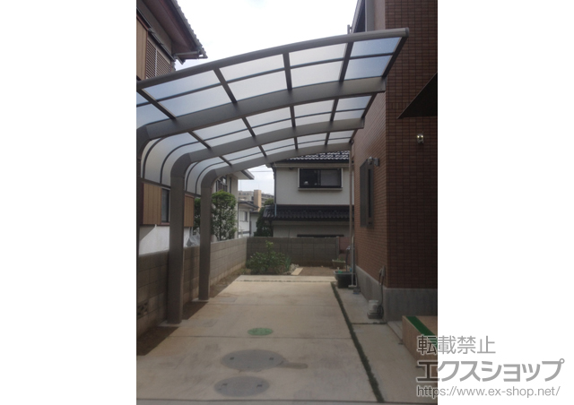 千葉県市川市のLIXIL リクシル（トステム）のカーポート テールポートシグマIII 1500 積雪〜50cm対応 施工例