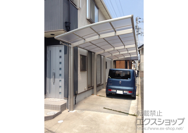 兵庫県加古郡播磨町ののカーポート レイナポートグラン 縦連棟　積雪〜20cm対応 施工例