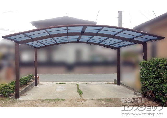 福岡県大牟田市ののカーポート レイナツインポートグラン　積雪〜20cm対応 施工例