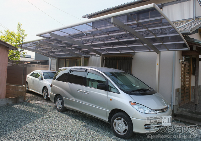 静岡県島田市ののカーポート レイナポートグラン　積雪〜20cm対応 施工例