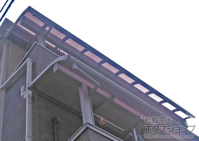 東京都江戸川区ののバルコニー・ベランダ屋根 ヴェクターテラス R型 1500 屋根タイプ 単体 積雪〜50cm対応 施工例