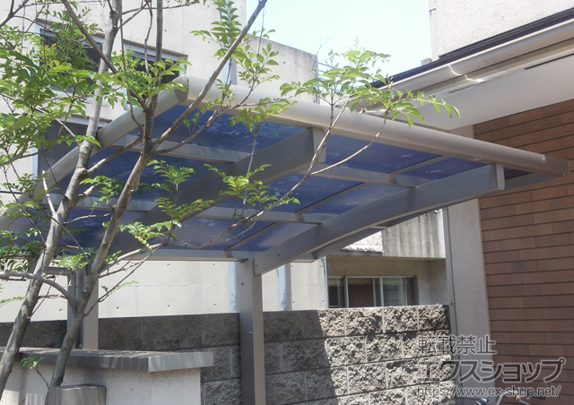 東京都杉並区ののサイクルポート・駐輪場 プレシオスポート ミニ　積雪〜20?対応 施工例