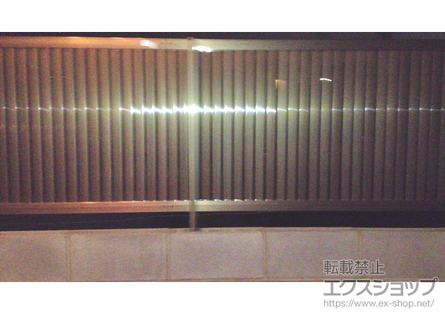 埼玉県越谷市ののフェンス・柵 シャレオR4型フェンス フリーポールタイプ 施工例