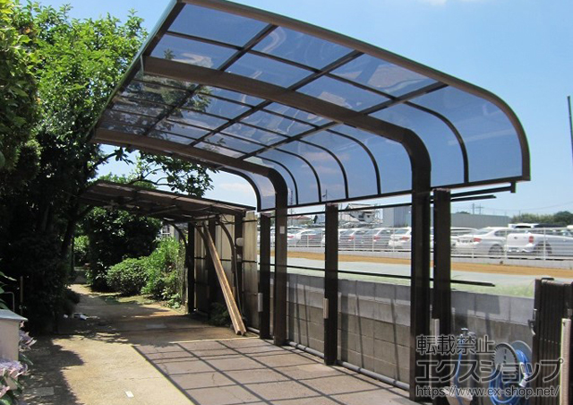 神奈川県横浜市のLIXIL リクシル（トステム）のカーポート テールポートシグマIII 積雪〜20cm対応 施工例