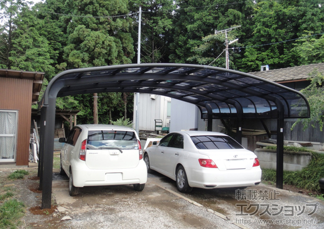 埼玉県日高市のLIXIL リクシル（トステム）のカーポート テールポートシグマIII 1500 ワイド 施工例