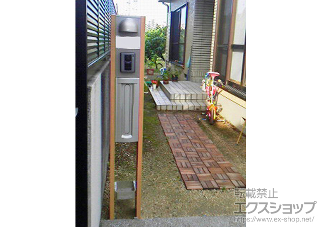 大阪府和泉市のの機能門柱・ポスト スクリーンファンクションユニット 施工例