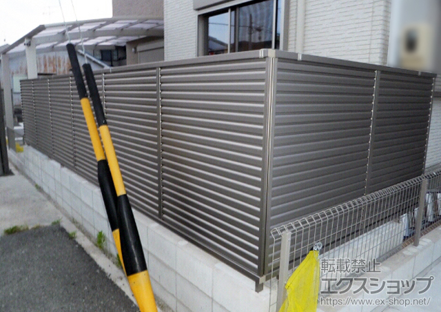 愛知県名古屋市ののフェンス・柵 プリレオR9型フェンス フリーポールタイプ 施工例