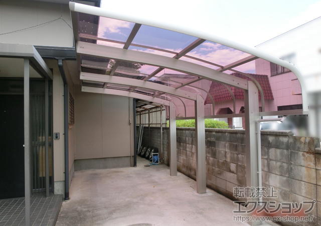 栃木県足利市ののカーポート レイナキャップポートグラン50　積雪〜50cm対応 施工例