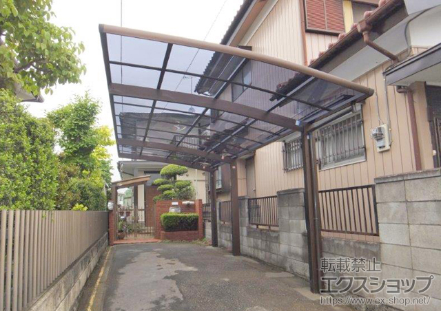 埼玉県白岡市ののカーポート レイナポートグラン 延長　積雪〜20cm対応 施工例