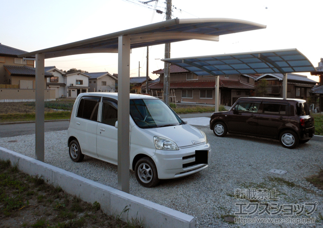 兵庫県三木市ののカーポート プレシオスポート 積雪〜20cm対応 施工例