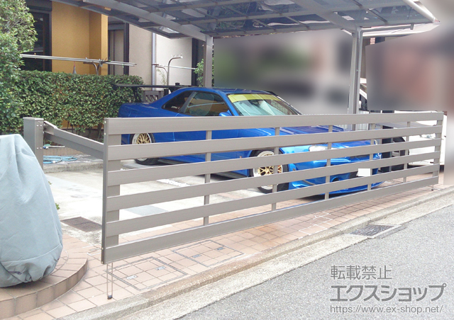 神奈川県横浜市ののカーゲート ラビーネワイド3型 5410 施工例