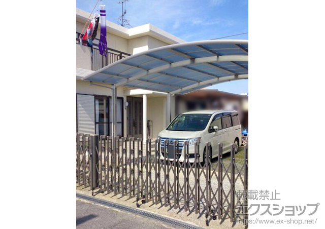 奈良県香芝市ののカーポート レイナツインポートグラン　積雪〜20cm対応 施工例