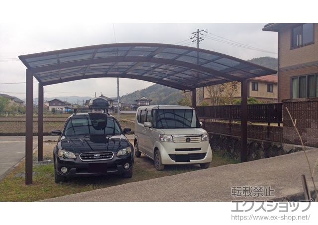 広島県尾道市ののカーポート レイナツインポートグラン　積雪〜20cm対応 施工例
