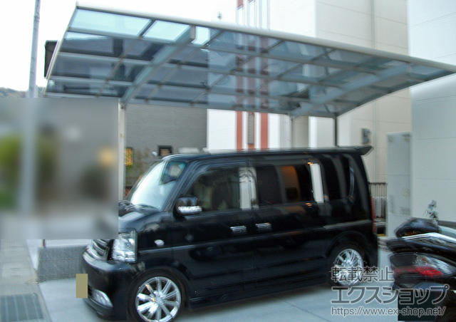 和歌山県岩出市ののカーポート プレシオスポート 積雪〜20cm対応 施工例