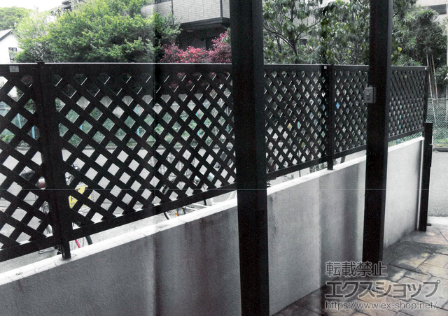 東京都世田谷区ののフェンス・柵 シャレオR11型フェンス 間仕切りタイプ 施工例