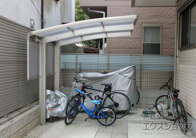 愛知県名古屋市ののサイクルポート・駐輪場 レイナポートグランミニ 積雪〜20cm対応 施工例