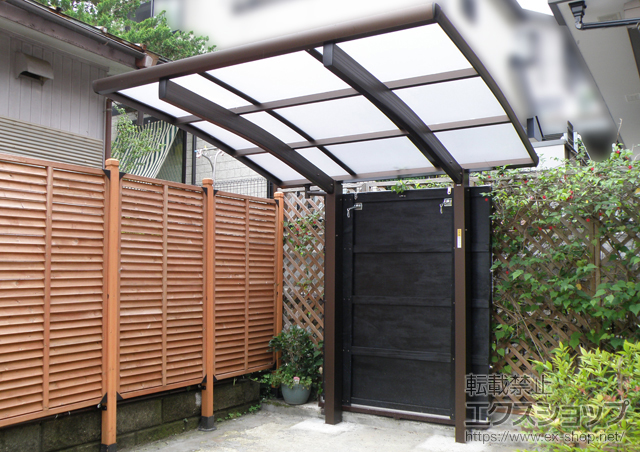 神奈川県厚木市ののサイクルポート・駐輪場 プレシオスポート ミニ 積雪〜20cm対応 施工例