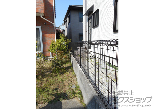 東京都八王子市ののフェンス・柵 ハイグリッドフェンス11型 フリーポールタイプ 施工例