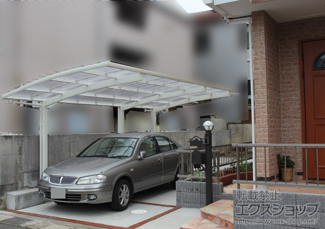 千葉県千葉市ののカーポート レイナポートグラン 延長　積雪〜20cm対応 施工例