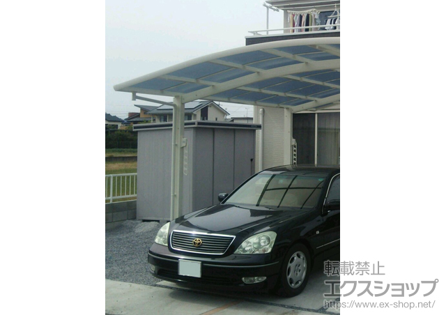 群馬県佐波郡玉村町のの物置・屋外倉庫 エルモ 一般型(LMC-2215GL) 施工例