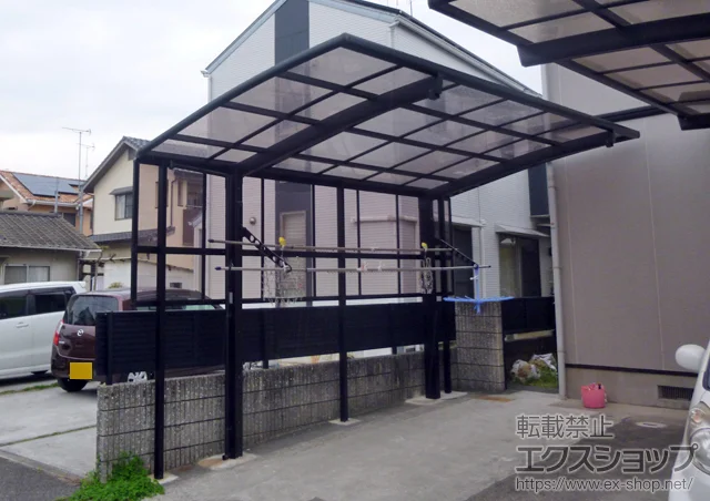 ���R�����Ўs��LIXIL ���N�V���i�g�X�e���j�̃J�[�|�[�g �J�[�u�|�[�g�V�O�}III �ϐ�`20cm�Ή��{�T�C�h�p�l�� 2�i�{���[�������� �����O�^�C�v 2�{�� �{�H��