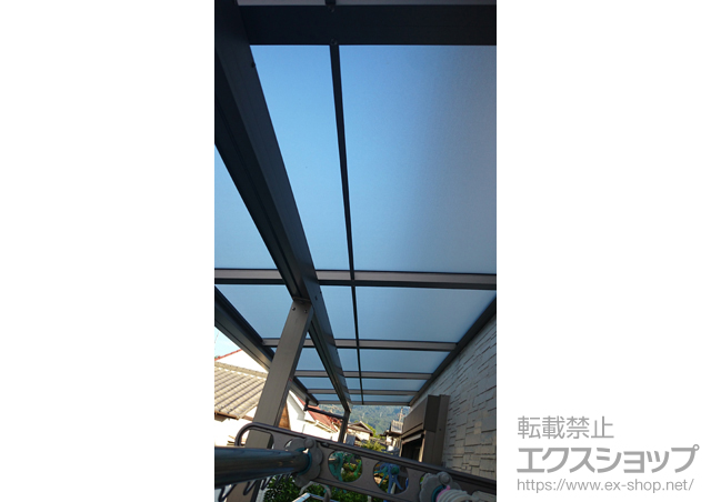 神奈川県横浜市ののカーポート レイナキャップポートグラン 縦連棟　積雪〜20cm対応 施工例