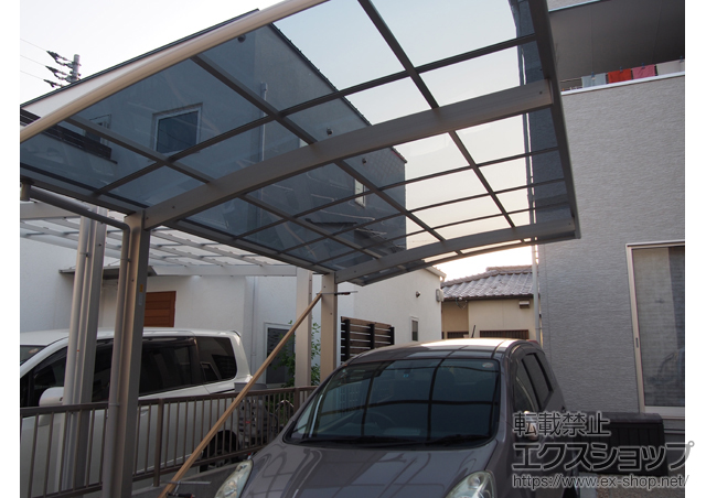 愛媛県松山市ののカーポート プレシオスポート 積雪〜20cm対応 施工例