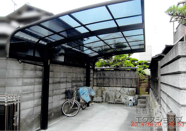 香川県高松市ののカーポート プレシオスポート アルファ 積雪〜20cm対応 施工例