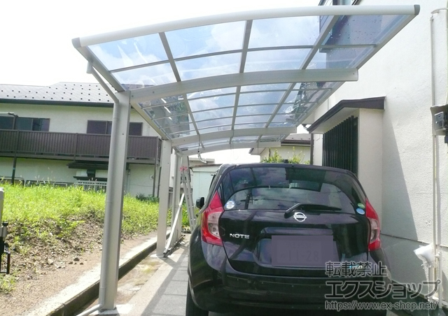 東京都八王子市ののカーポート レイナポートグラン 延長　積雪〜20cm対応 施工例