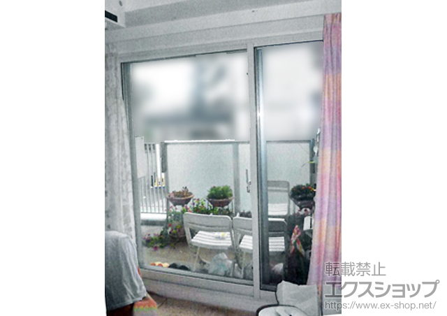 東京都東村山市のの二重窓（内窓） インプラス(ダストバリア)引違い窓2枚建て 施工例