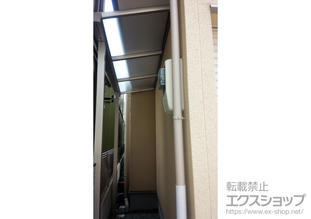 兵庫県神戸市ののテラス屋根 プレシオステラス F型 テラスタイプ 単体 積雪〜20cm対応 施工例