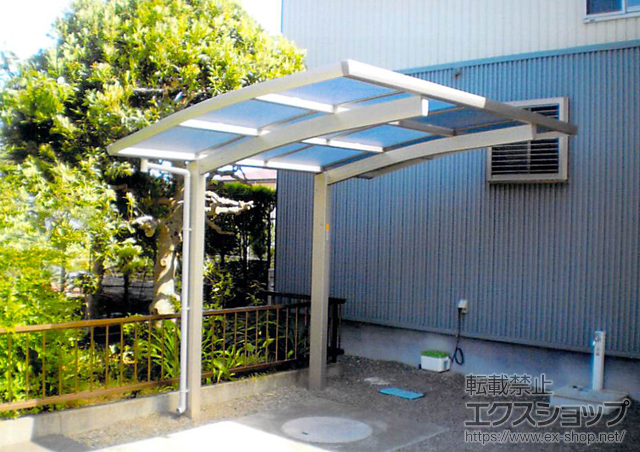 静岡県浜松市ののサイクルポート・駐輪場 レイナポートグランミニ 積雪〜20cm対応 施工例