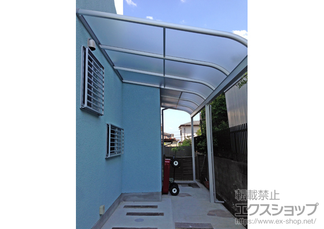 奈良県生駒市ののテラス屋根 ヴェクターテラス R型 テラスタイプ 連棟 積雪〜20cm対応 施工例