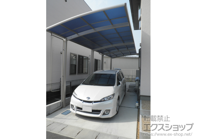 滋賀県大津市ののカーポート レイナポートグラン 縦連棟　積雪〜20cm対応 施工例