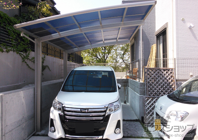 大阪府交野市ののカーポート レイナポートグラン　積雪〜20cm対応 施工例
