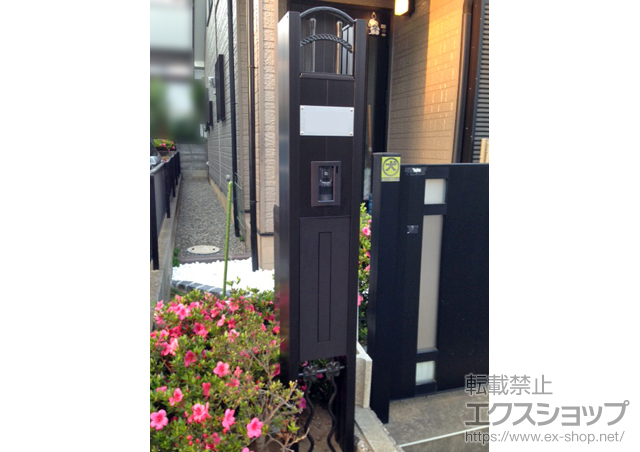 千葉県千葉市のの機能門柱・ポスト スクリーンファンクションユニット エルマージュタイプ 施工例