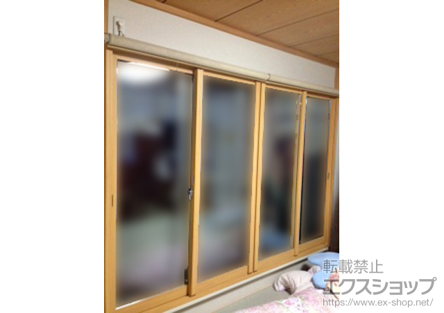 東京都大田区のの二重窓（内窓） インプラス(ダストバリア)引き違い窓2枚建て 施工例