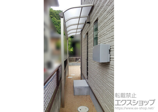 岡山県岡山市ののテラス屋根 ヴェクターテラス R型 テラスタイプ 単体 積雪〜20cm対応 施工例