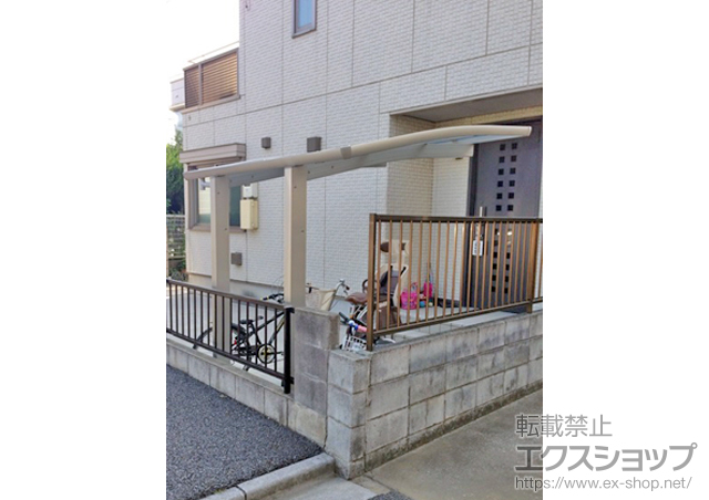 埼玉県さいたま市ののサイクルポート・駐輪場 レイナポートグランミニ 積雪〜20cm対応 施工例